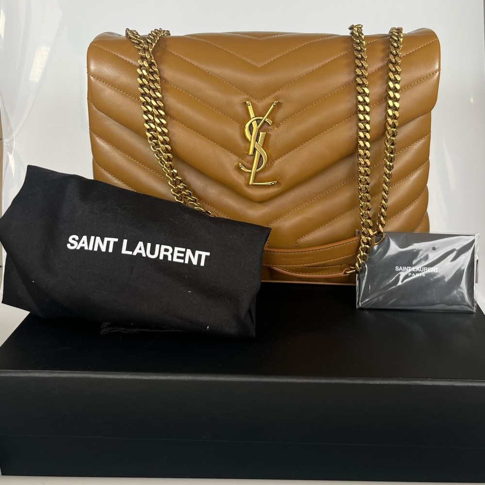 (SOLD) BRAND NEW Saint Laurent Medium Loulou Matelassé Leather Bag! - Picture 3 of 11